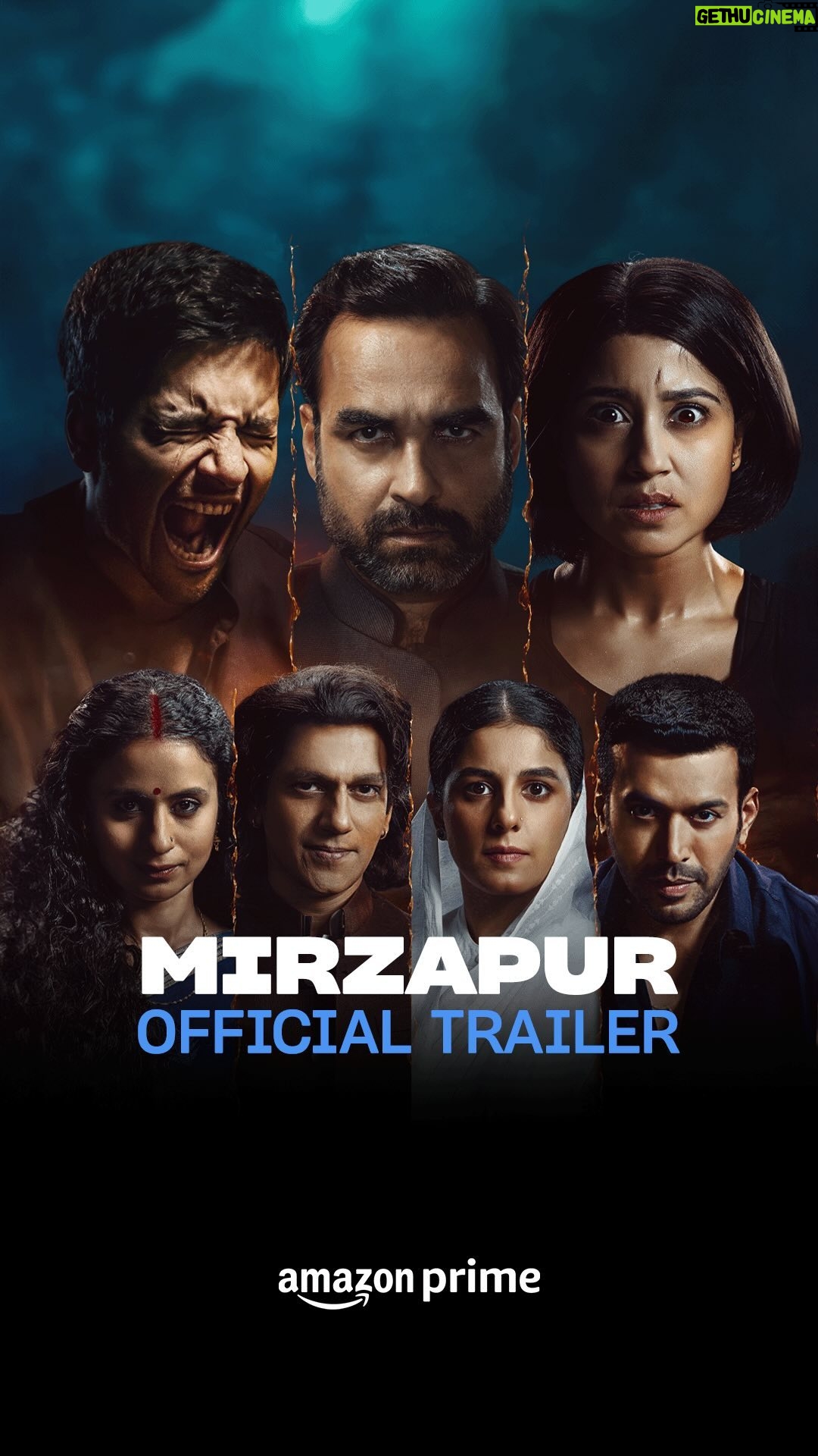 Shernavaz Jijina - 79.7K Likes - Satta. Ranjish. Varchasv🔥
Bhaukaal thamega nahi!
#MirzapurOnPrime, July 5
@pankajtripathi @alifazal9 @battatawada @itsvijayvarma @rasikadugal @sheeba.chadha @rajeshtailang @manurishichadha @gurmmeetsingh @eastofthesun1225 @ritesh_sid @faroutakhtar @kassimjagmagia @vishalrr @excelmovie s