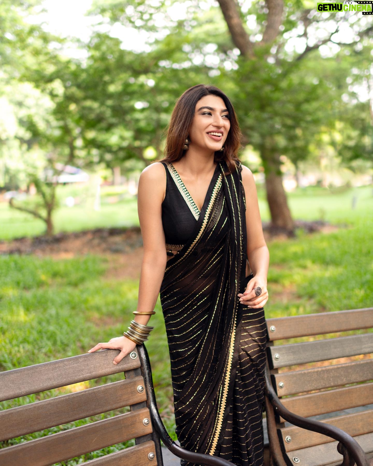 Shernavaz Jijina - 13.6K Likes - Who needs a little black dress when you have a stunning black saree 🖤🖤 📸 @bharat_rawail Styling @henna.akhtar Hair & Makeup @thehairstory__ @binkiboo__ @farahwriter
