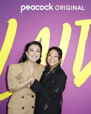Sherry Cola Instagram - @tommymartinez and @stephaniehsuofficial on a TV show together?! my heart is SO happy. what a joy to celebrate my dear friends and superstars at the #Laid premiere, and to moderate the Q&A 💛 yay! watch it all on @peacock 12/19!
