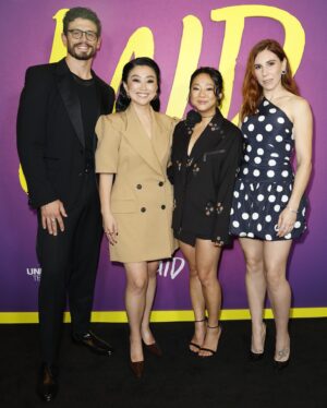 Sherry Cola Instagram - @tommymartinez and @stephaniehsuofficial on a TV show together?! my heart is SO happy. what a joy to celebrate my dear friends and superstars at the #Laid premiere, and to moderate the Q&A 💛 yay! watch it all on @peacock 12/19!