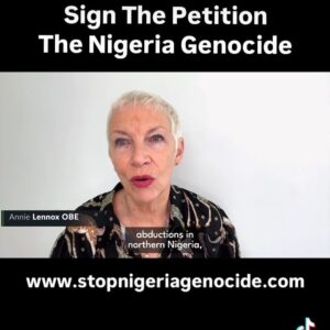 Shola Mos-Shogbamimu Instagram - Do you know there’s a developing genocide, ongoing religious/ethnic violence & security crisis in Nigeria?
Join Annie Lennox OBE, Dame Emma Thompson, Baroness Warsi, Kate Henshaw, Lord Woolley & more calling for action... Don’t look away - Do something.
Sign the petition at stopnigeriagenocide.com to compel the UK Govt to prioritise human rights in UK-Nigeria foreign policy. Pls share. #StopNigeriaGenocide #NigeriaAt64 #BlackHistoryMonth #nigeriaindependenceday
@k8henshaw @officialannielennox @nelsabbey @femi_sorry @kelechnekoff @sayeedawarsi