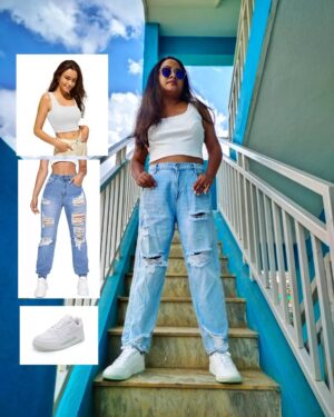 Shona Roy Instagram - Top to toe from @amazonfashionin 

This street wear look is super comfy,
just perfect for Monsoon🌧🌧

Shop this look from link in my Bio👉🏻
Also, you can DM for links.

Amazon Great Freedom Sale is Live from 4th -8th August
 
Shop now & get 50%-80% off on top fashion & beauty brands.
1,000  Top Brands, Great Prices &  unbeatable deals on 4Lakh  Styles.
Get free delivery on first order, 30 days easy return, pay on delivery.
Hurry Up| Shop Now!

#GreatFreedomSale #AmazonGreatFreedomSale #AmazonGreatPrices #AmazonExcitingDeals
#Getstyledwithamazon #ad #Amazonfashionfinds
#Amazonbeautyfinds #AmazonFashion #fashioninspo #thelaziebug