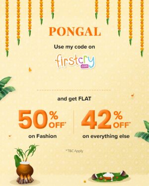 Shwetha Bandekar Instagram - #incollaboration with @firstcryindia 
Happy Pongal wishes to all our insta family…
Pongal is our cultural festival… Our family members come together and decorate our home with colour full rangoli , we will prepare a sweet Pongal along with special dishes and offer to god.. 
  Discount going on first cry 50% off on fashion and 42% off on everything else using my code ShweBandH25 

#pongalwithfirstcry25 #pongalwithfirstcry #pongalcelebration #instagood #instalike #festival #festivetime #firstcryfashion ##firstcry#firstcryindia @firstcryindia #fussnowatfirstcry