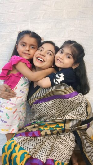 Simran Budharup Instagram - Had To Make This With These Two 🙈💗🫰🏻🥰

#Fun #funny #crazy #funvideo #kids #funnyvudeo #comedy #follow #