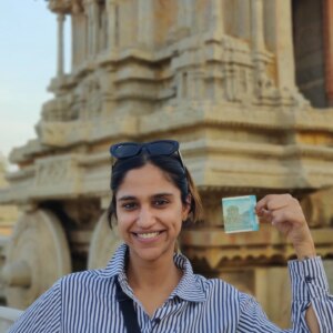 Siri Ravikumar Instagram - Hampi, absolutely breathtaking! The ruins, the landscapes, the history, it all just feels so magical. There's something so powerful about the way the place holds its ancient energy. What part of Hampi stands out most to you?
.
Thank you for the pictures @erannakpoojari . Do contact him if you are in need of a guide! He is very good!
.
@_vincarose this is my go to outfit nowadays :)