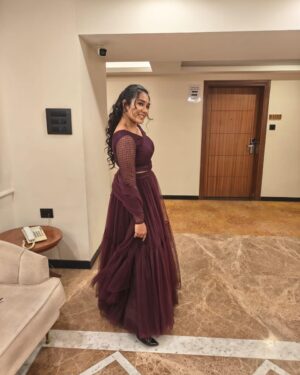 Sree Nithi Instagram - The success of every woman should be the inspiration to another…
We should raise each other up…!

Mua : @ishwariya_makeovers 
Costume : @lafashionstudio.in
