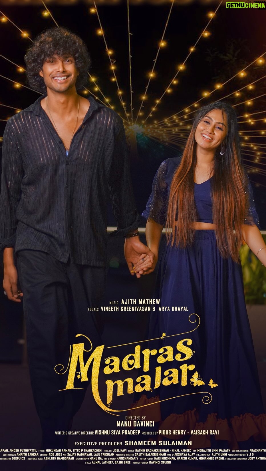 Sreethu Krishnan - 58.2K Likes - Madras Malar is blooming beautifully, all thanks to you ā¤ļøHereās one of our favorite portion from the song. Hope you love it as much as we do ā¤ļø
.
.
@the.aarjun @sreethu_krishnan @aysha7__official
.
.
.
Music @storiesbyajith
Director @manudavinci
Writer @vishnu_siva_pradeep
Producer @mr.kattiparamban
Project Designer @vaisakh_ravi
Final Cut Editor @joelkavi
Editor @rathin_radhakrishnan @nihalhameed_
Dop @sinojdop @amoshputhiyattil
Vocals @vineeth84 @aryadhayal @abhijith_damodaran_
Assistant Director @v.j._d
Title Animations @invicibleartist
Sound design @amrithshankarofficial
DI @rob_joscolorist
Lyrics @mukundanraman
Taile dop:@ikrambinibrahim
@titto_p_thankachen
Mix and Master @iamharishankarv @aural_alchemy_productions
Mix Assist santomagastya
Costumes @prasanth_baskar_
Costume Assistant @jasmine.babu_
Project Coordinator @deepu_cs___
Make Up @akshayaajay_makeupartist
Choreography @manu_raj__
Associate Dop @vishnu.kannan
Art Director @sajaymadhavan
Associate Director @sajithbalakrishna
Vfx @indrajithunni
Stills @ajmal_photography_ @sajin_sree_
Recording @akshay_kakkoth @mystudioco
Making video @christo_kriss @visanth_p_venu_here
@actorsidhaart
@72filmcompany
Co producer @shameemsulaiman772
.
.
#sreejun
#arjunsyamgopan
#sreethukrishnan
#MadrasMalar
#yelove
#biggbossmalayalamseason6