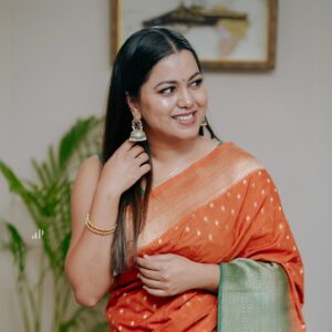 Sruthy Suresh Instagram - ♥️✨ saree: @sahasra.in ✨