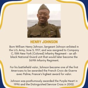 Stacey Plaskett Instagram - #BlackHistory IS #AmericanHistory.

Today, we celebrate Sergeant William Henry Johnson, one of the first Americans to be awarded the French Croix de Guerre avec Palme, France's highest award for valor.