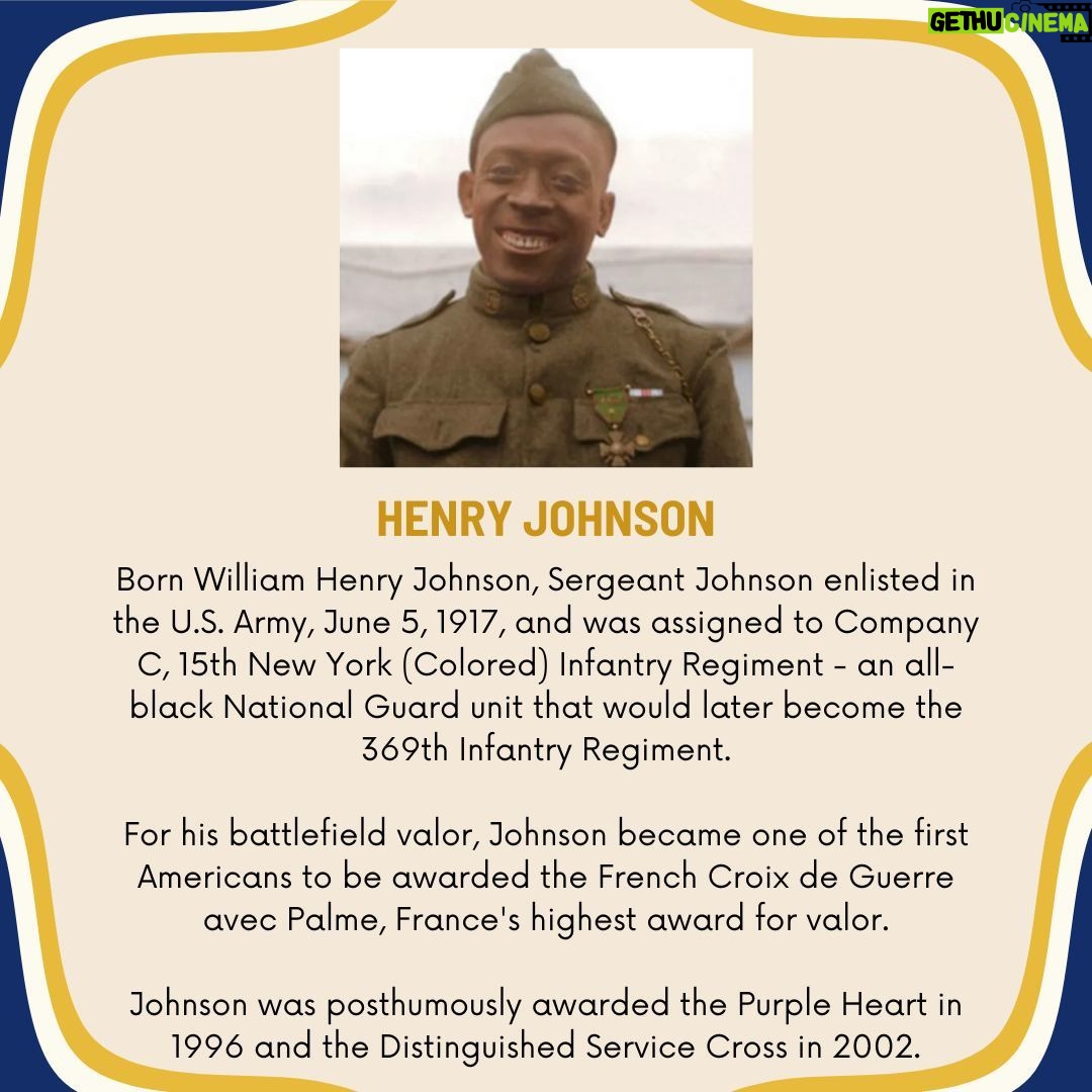 Stacey Plaskett - 196 Likes - #BlackHistory IS #AmericanHistory.
Today, we celebrate Sergeant William Henry Johnson, one of the first Americans to be awarded the French Croix de Guerre avec Palme, France's highest award for valor.
