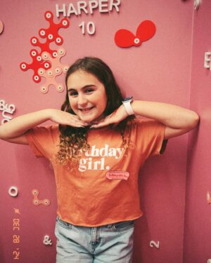 Stacey Tookey Instagram - With all the sickness taking us down I never got to post to celebrate our beautiful girl turning double digits!!! Happy 10th Birthday Harper…. I feel so lucky that I get to be your Momma 💕