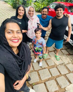 Suhana Basheer Instagram - ✨“Family isn’t always blood; it’s the people in your life who want you in theirs—those who accept you for who you are and love you unconditionally.”✨ #familytime #love #trip #pooltime
