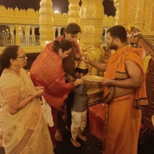 Suja Varunee Instagram - 2025 BUCKET LIST NO-2 ♥️✨️

Blessed to have the Darshan of GOLDEN TEMPLE VELLORE 
Blessed by SRI NARAYANI AMMAN, 
LORD PERUMAL & VINAYAGAR.
The temple is HUGE & GIGANTIC. 
We were truly amazed by this divine & spiritual experience! 

As a family we always give importance to spiritual journey, but more than us giving the importance,  it's always the almighty accepting our request and allowing our importance to seek his blessings! 

We as a family were very fortunate to be there and seek the blessings & the ultimate experience of SAKTHI AMMA🙏 

Heartfelt thanks to Balaji Garu for making right things falling in the right place & giving our family a wholesale and divine experience 🙏 He was a true gentleman and so sweet to accommodate and guide us .

Thanks to Manisha for making these dreams come true ♥️

Praying to visit again .
OM NAMO NARAYANI 🙏

#positivevibes #positivity #positivethinking #familytime #familyfirst #familygoals #vellore #goldentemple