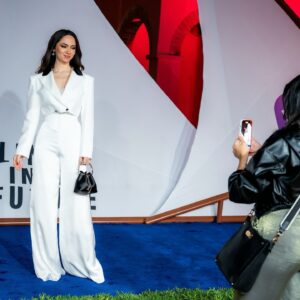 Sumaya Rida Instagram - @yangoplay gala at @redseafilm ✨
Wearing @jimmychoo 
Jewelry @robertobravo 
Suit by @m.y.atelier 
MUAH @salon_mermaid 
Commercial Management @plan2h