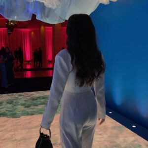 Sumaya Rida Instagram - @yangoplay gala at @redseafilm ✨
Wearing @jimmychoo 
Jewelry @robertobravo 
Suit by @m.y.atelier 
MUAH @salon_mermaid 
Commercial Management @plan2h