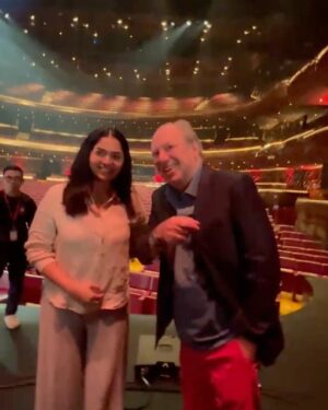 Sunaina Instagram - Met the Legend himself, Hans Zimmer @hanszimmer , and completely forgot every cool thing I planned to say. I’ve been such a geek studying his music, trying to understand how he works and finds inspiration. He scored Interstellar, my favorite film of all time (but honestly, his entire body of work is legendary). Nervous rambling aside, I’m beyond grateful to meet one of the greatest composers of our generation. What a moment! ❤️ Grateful and so inspired ✨