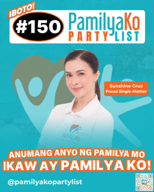 Sunshine Cruz Instagram - Anumang anyo ng pamilya mo, ikaw ay PAMILYA KO! Para sa pamilyang anuman ang anyo, hugis, o kulay, ito na ang pagkakataon upang pumili ng tunay, at may pusong kasangga ng bawat Pilipino. #150 🧡🩵

#PamilyaKo #PamilyaKoPartylist #LOVABLES