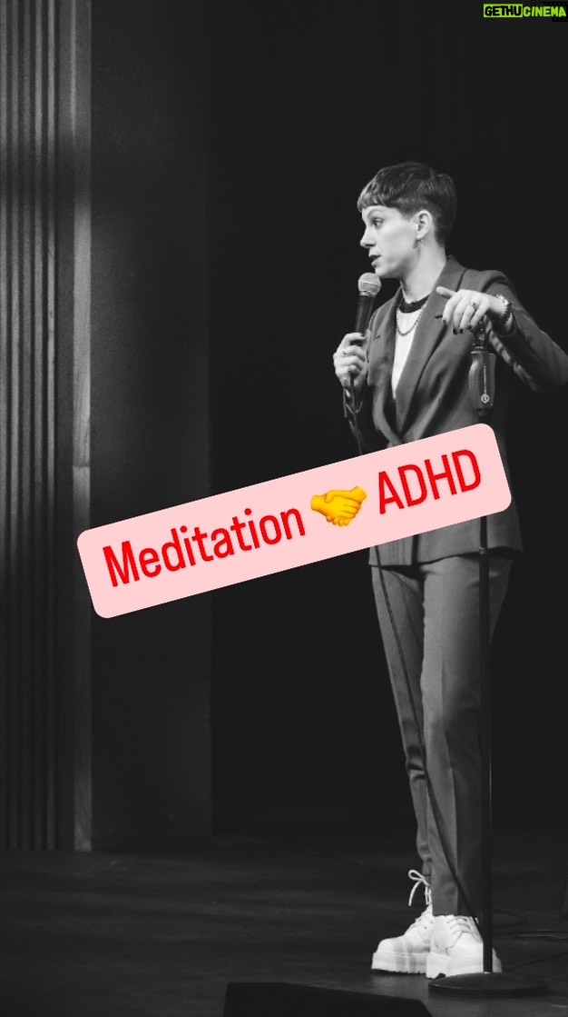Suzi Ruffell - 80.9K Likes - Anyone else with ADHD tried to meditate?
Share and tag me if this is you too!
New special available now from @800pg and tickets to the new tour available from my website. Details in bio.
#suziruffell #comedy #comedian #standupcomedy #lgbtcomedians #adhd #neurodivergent #neurodiversity #meditate #selfcare #fyp