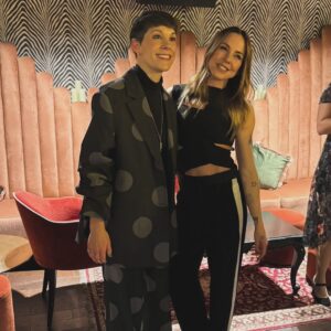 Suzi Ruffell Instagram - An honour to welcome @melaniecmusic to the Sky Sports Salon Stage last night.

If you saw my last tour or 🎥 you’ll know I’m a big fan of The Spice Girls & Melanie C and that the first time I met her I lost the ability to speak and ended up saying ‘errrr, Mel, you mean a lot to me, you always will’ 😳 

Well last night, we met again and I think (think) I managed to keep my cool and that my friends is personal growth. 

Huge