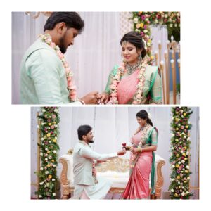 Swetha Khelge Instagram - 10.12.2023 💍

The beginning of a fairy tale🥰

#swethakhelge #viranth #engagement #throwback #ringceremony #weddingring #bridetobe #engagementring #engagementphotos #couplegoals #bridesofbangalore #indianbride #lifepartner #love #gratitude #blessed