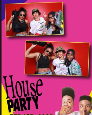 Taja V. Simpson Instagram - A TIME WAS HAD celebrating @iamgillianwhite birthday!!!! It was a 90s /House Party theme and it was so fun!  #iykyk

They thought of everything and the decor was on point!  I love cementing my friends! Here’s to 50 more!!