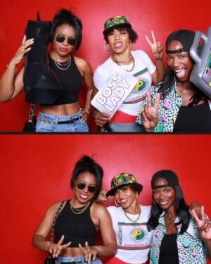 Taja V. Simpson Instagram - A TIME WAS HAD celebrating @iamgillianwhite birthday!!!! It was a 90s /House Party theme and it was so fun!  #iykyk

They thought of everything and the decor was on point!  I love cementing my friends! Here’s to 50 more!!