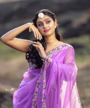Tanvi Rao Instagram - 🌸🌸

Shot for, saree by @sankalpa_angadi 
Photography- @photograph_by_nv 
MUAH- @elegant_glaze 
Styling- @sahanastylediary 
Floral art- @floral_art_by_nidhi