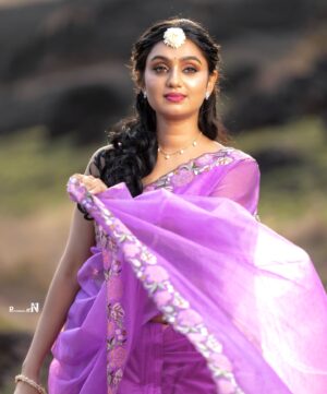 Tanvi Rao Instagram - 🌸🌸

Shot for, saree by @sankalpa_angadi 
Photography- @photograph_by_nv 
MUAH- @elegant_glaze 
Styling- @sahanastylediary 
Floral art- @floral_art_by_nidhi