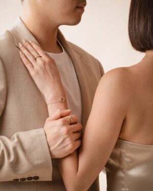 Tay Ying Instagram - Some connections can’t be explained—just felt. Here’s to an extra special Valentine’s Day for us as we deck in @Pomellato ‘s Together ring and bracelet ❤️

#Pomellato #PomellatoTogether