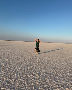 Tejaswini Lonari Instagram - Drifting through the void, where the horizon is a mirage and time dissolves into echoes. A dream? A memory? Or just the abyss calling me home…
#vibes #rannofkutch