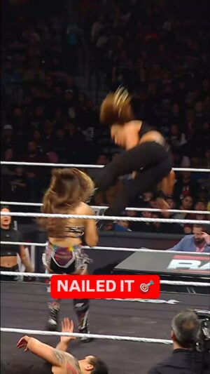 Theresa Serrano Instagram - 💯 MISSILE DROPKICK! 😮‍💨👏