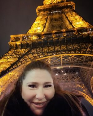 Tiffany Instagram - #paris @eiffeltower_france  I'm having a blast ❤️ #eiffeltowergoestotheeiffeltower #maskedsingeruk #eiffeltower