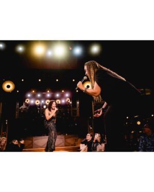 Tracie Thoms Instagram - Well, it was only a matter of time before I up and joined the circus! And boy oh boy, what a CIRCUS!!! We had a TIME last Thursday night celebrating #ForTheRecord’s new home, @thecinevita, at their opening night GALA - singing songs from past shows!!! The CineVita is a big, beautiful tent located in Hollywood Park near Sofi stadium in Inglewood!!! I get asked all the time when For The Record is coming back, and the answer is…NOW! First up, Tarantino: Pulp Rock, celebrating the 30th anniversary of Pulp Fiction, opening January 21st. Get your tickets and prepare to be dazzled by this amazing cast! And while I’m not in it this time, I know I can’t WAIT to see it!!! For The Record is BACK, baby!