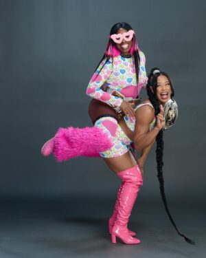 Trinity Fatu Instagram - Whew Chile! We had a great night last night! 
Another #EliminationChamber qualification!!! AND we FINALLY got some long awaiting news about this overdue investigaton! #innocent
Now we can go take care of some business at #WWERAW and #EliminationChamber!

We feeding y’all with the content so yall better scroll on All 19 slides! 👀

#ESTofWWE #Naomi #Smackdown