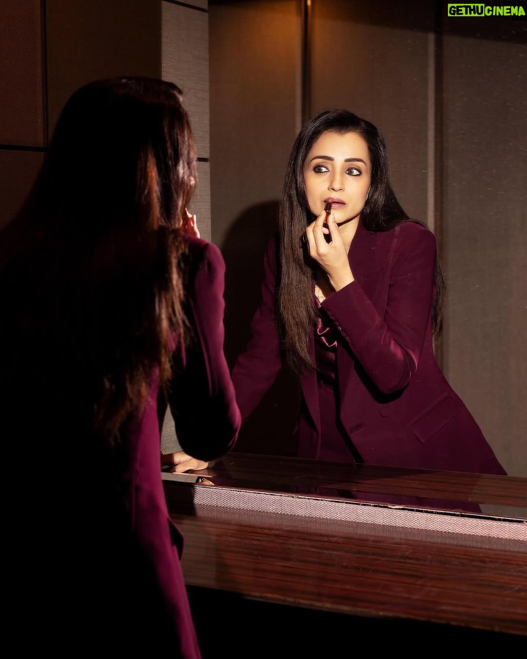 Trisha - 1.1 Million Likes - Working on myself,for myself,by myself✌🏻
Wearing @soul__spectrum top @blackshades_bespoke suit
Jewelry @mykreshya
Styled by @ekalakhani
Style Team @malinikarthikeyan @harshene.ravichandar
Make Up @uspawar3
Hair by @rohini_hairstylist
Photographed by @lakshmiijagan
Talent Management @southbay.talent