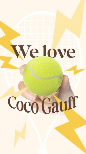Tyra Banks Instagram - Tyra's got love for @cocogauff…and a new ice cream flavour?!

Coming soon? Maybe not, but wouldn’t it be ace? 😉

#ausopen #cocogauff