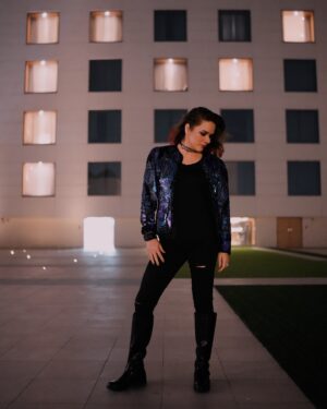 Udita Goswami Instagram - And this is how we rocked the 31st night. 🪩🙌🏼 🎧🎵

Thank you for your lovely hospitality and love. @doubletreebyhiltonvns 
Bull Events, Manish Srivastava, Swadesh Sharma, Aman Singh. 🙏🏽