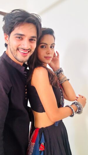 Vaidehi Nair Instagram - The navratri vibes❤️
-
Outfits by @label.radhe 
Gracing around in them 🩷
-
-
-
-
-
-
-
#vaidehiians #fyp #featureme #MohitDuseja #collaboration #trend #navratri