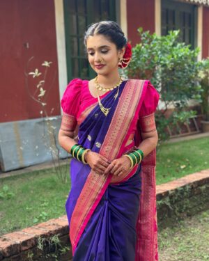 Vaishnavi Kalyankar Instagram - Gorgeous : @vaishnavi.kalyankar.96 

Makeup : @mansimakeupstudio_ 
Hair : @sonish_makeovers 

Bride , natural makeup, wedding 

#makeup #celebrity #celebritymakeupartist #marathiactress #marathimulgi #maharashtra #maharashtianwedding #marathiculture #marathi_status_ #instagood #instagram 
#celebritywedding #destination #deatinationwedding #mansimakeupstudio #sawantwadi #sawantwadipalace