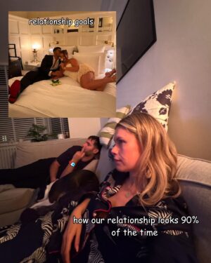 Victoria Spence Instagram - We see a lot of Instagram vs. reality, where the reality isn't actual reality, so I'm here to break up your feed with what mine and the majority of other people's lives look like 90% of the time.
Do you know all the ‘candid’ photos people post on social media that look so cute and in the moment? They're not real. A lot of thought has gone into the outfits, the backgrounds, the whole aesthetic. Furniture & mess moved out of shot, pinterest boards made of poses; most the time, they're shot on proper cameras, in hired rooms, with time spent on the editing process. The designer items are all dupes, and the laughing and dancing about is an act for the shot. The reality is that photos and content are more important than enjoying the moment- tbh, most of the time, they're not even there to enjoy the moment, just to make it look like they are. 
And I say they, but I mean we- because I can do this too sometimes. 
& if I’m honest, I love consuming  the aesthetic girl content, but I do have to remind myself when I look at my candid photos that genuinely were taken in the moment & compare them to the ones I see on Instagram and pinterest that it’s not real life and this is your reminder too🫶🏻 #instagramvsreality