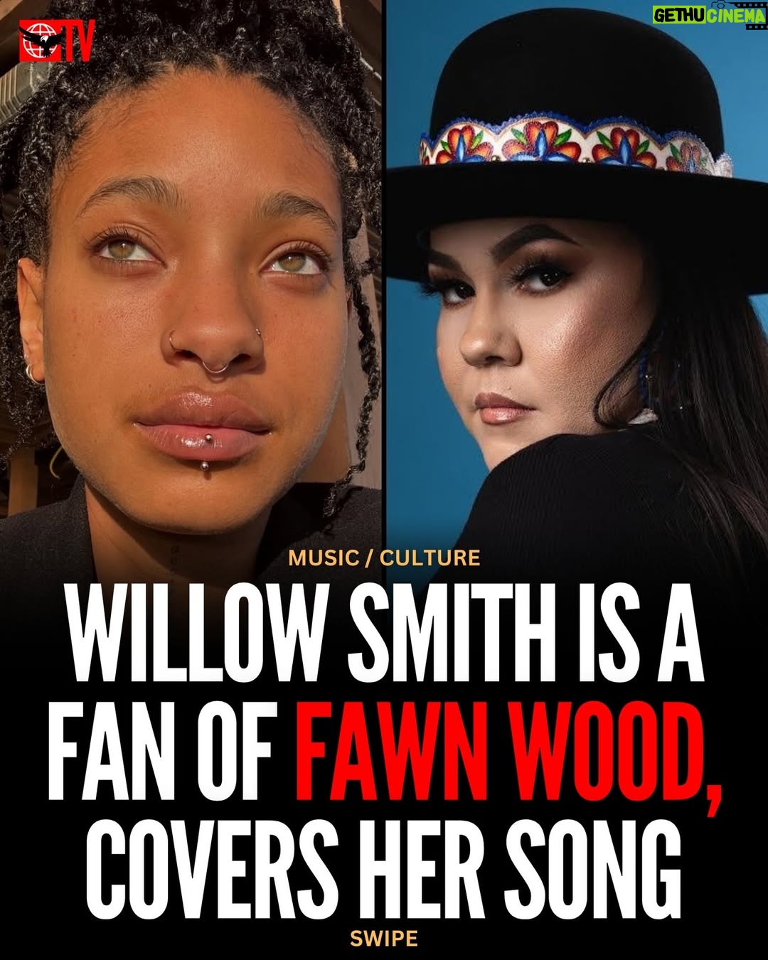 Willow Smith - 51.1K Likes - Aww, she sounds amazing! 🎵
Yesterday, artist and actress Willow Smith (@willowsmith), arguably best known as the daughter of Will Smith and Jada Pinkett-Smith, shared a one-minute cover of @fawnwood's Singing and Praying to her Instagram story.
Fawn reshared Willow's cover, captioning it: "The beautiful and talented @willowsmith 🥹❤️🙌🏽🙏🏽," followed by another story expressing her admiration for the record, which she recorded with her cousin, Charles Wood III.
This isn’t the first time Willow has paid homage to the Cree and Salish artist. She recently shared kind words about Fawn and Indigenous culture in an interview with @service95 back in May of last year.
What do you think—Are you a fan of Willow Smith and her music?! Should more artists celebrate and cover traditional Indigenous music, like Powwow and Round Dance songs?! 💭⤵️
(via @fawnwood, @willowsmith)
#FawnWood
#WillowSmith