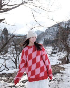 Winnie Wu Instagram - 2025年の第一場雪。