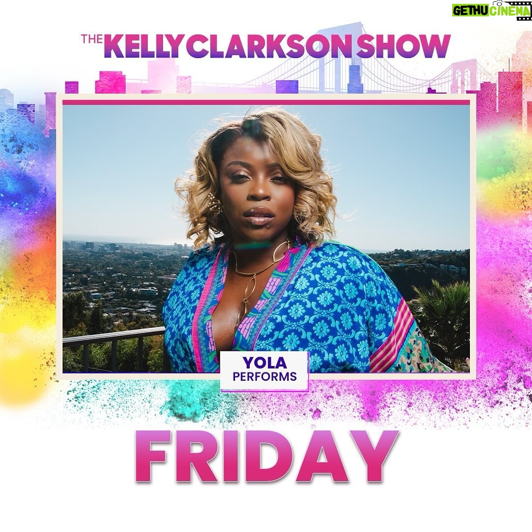 Yola - 1K Likes - See you tomorrow m’doves 😇💅🏾 Check your local listings for times @kellyclarksonshow