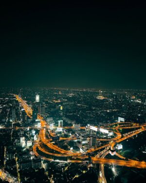 Aarya Maya Instagram - 🌏 360° views of Bangkok from Baiyoke Sky Hotel – a stay to remember! 🔭 #BucketListStay #ThailandTravel

Dress by @dressberryfashion 
#bangkok🇹🇭 #vacationmode #partynight #partywear #ootn