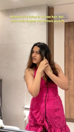 Aashi Adani Instagram - …so you just cancel your plans instead 😩

Is it just me? 😭

[hair fails, hair styling, relatable, I’m just a girl]