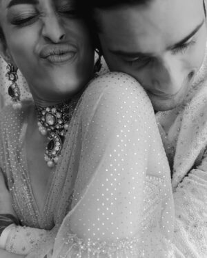 Aastha Sharma Instagram - A home filled with love, a mother’s warmth, and the people who matter most. Today was one of those. @_prat and @priyabanerjee 

Photographed by @vivekashyap @aayushdodia @sid.hotc 
Filmed by @sid.hotc @dushyant.gadara @ketanshinde @ashwinkumar23 

Wedding Curator : Aastha Sharna ( @aasthasharma from @weddingstyleproject)

Styling and Creative Direction: Aastha Sharma @aasthasharma
@dishaalva

Outfits: Tarun Tahiliani @taruntahiliani 

@khuranajewelleryhouse via @amigos.rizwan

Hair by Aanchal A Morwani @hot.hair.balloon
Make up by Riddhima Sharma @makeupbyriddhima

Design & Decor - Bling Mushrooms @blingmushrooms @preet_h_jain

Florals & execution - Bling Mushrooms @blingmushrooms

Event Catering by The Big Zest (@thebigzest) 

Mehndi : Jyoti Chheda @bridalmehndiqueen 

Invitation & Event stationery - @akankshanegidesign @akanksha_negi 

Dessert table design : Pastry chef and founder of Le15. @poojadhingra @le15India

Photography and videos by @thehouseontheclouds

Wedding and Artist PR : @nidhig14 @planetmediapr