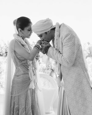Aastha Sharma Instagram - A home filled with love, a mother’s warmth, and the people who matter most. Today was one of those. @_prat and @priyabanerjee 

Photographed by @vivekashyap @aayushdodia @sid.hotc 
Filmed by @sid.hotc @dushyant.gadara @ketanshinde @ashwinkumar23 

Wedding Curator : Aastha Sharna ( @aasthasharma from @weddingstyleproject)

Styling and Creative Direction: Aastha Sharma @aasthasharma
@dishaalva

Outfits: Tarun Tahiliani @taruntahiliani 

@khuranajewelleryhouse via @amigos.rizwan

Hair by Aanchal A Morwani @hot.hair.balloon
Make up by Riddhima Sharma @makeupbyriddhima

Design & Decor - Bling Mushrooms @blingmushrooms @preet_h_jain

Florals & execution - Bling Mushrooms @blingmushrooms

Event Catering by The Big Zest (@thebigzest) 

Mehndi : Jyoti Chheda @bridalmehndiqueen 

Invitation & Event stationery - @akankshanegidesign @akanksha_negi 

Dessert table design : Pastry chef and founder of Le15. @poojadhingra @le15India

Photography and videos by @thehouseontheclouds

Wedding and Artist PR : @nidhig14 @planetmediapr