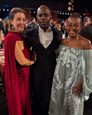 Adjoa Andoh Instagram - SAG- tastic night!! Lifetime achievement award to the terrific Ms Jane Fonda still fabulous funny fierce campaigning championing love & fellowship. Bridgerton,The Bear,Jackal Slow Horses,The Diplomat,Shogun - we’re all in her mighty slipstream. All thanks to #stellamccartney #garrards #annahugheschamberlain for styling #sagawards