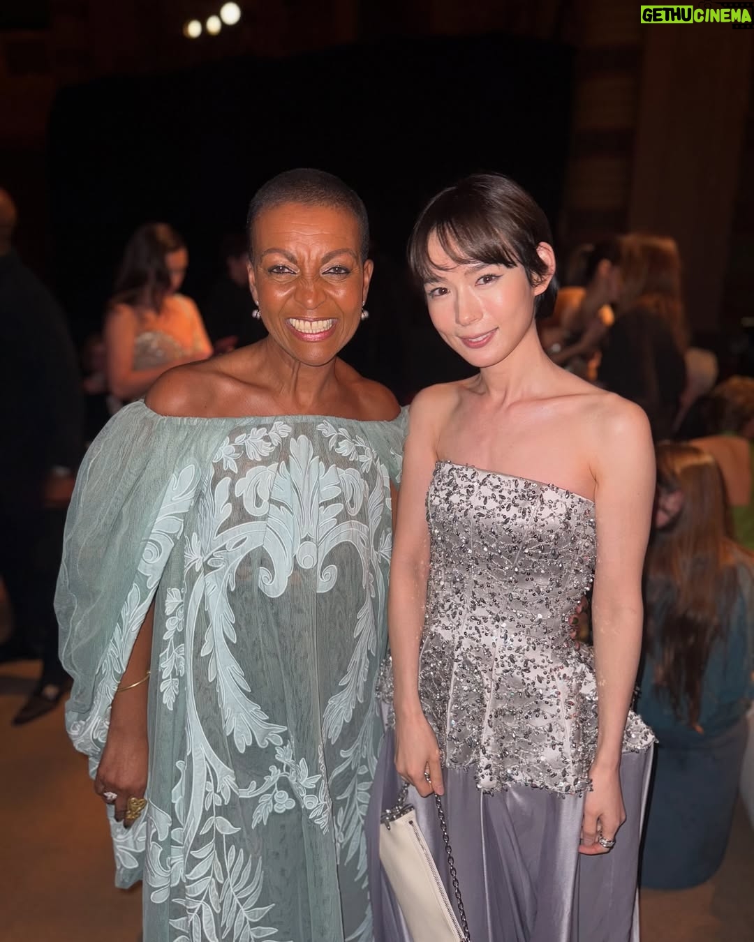 Adjoa Andoh - 23.3K Likes - SAG- tastic night!! Lifetime achievement award to the terrific Ms Jane Fonda still fabulous funny fierce campaigning championing love & fellowship. Bridgerton,The Bear,Jackal Slow Horses,The Diplomat,Shogun - we’re all in her mighty slipstream. All thanks to #stellamccartney #garrards #annahugheschamberlain for styling #sagawards