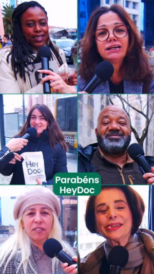 Adriane Garcia Instagram - A HeyDoc celebra hoje 1 ano de vida… e muitos de experiência! E como a HeyDoc é feita por todos os que nos acompanham, fomos para a rua cantar os parabéns! 🎉

Porque com a HeyDoc, há sempre motivos para sorrir bem! 💚😁
